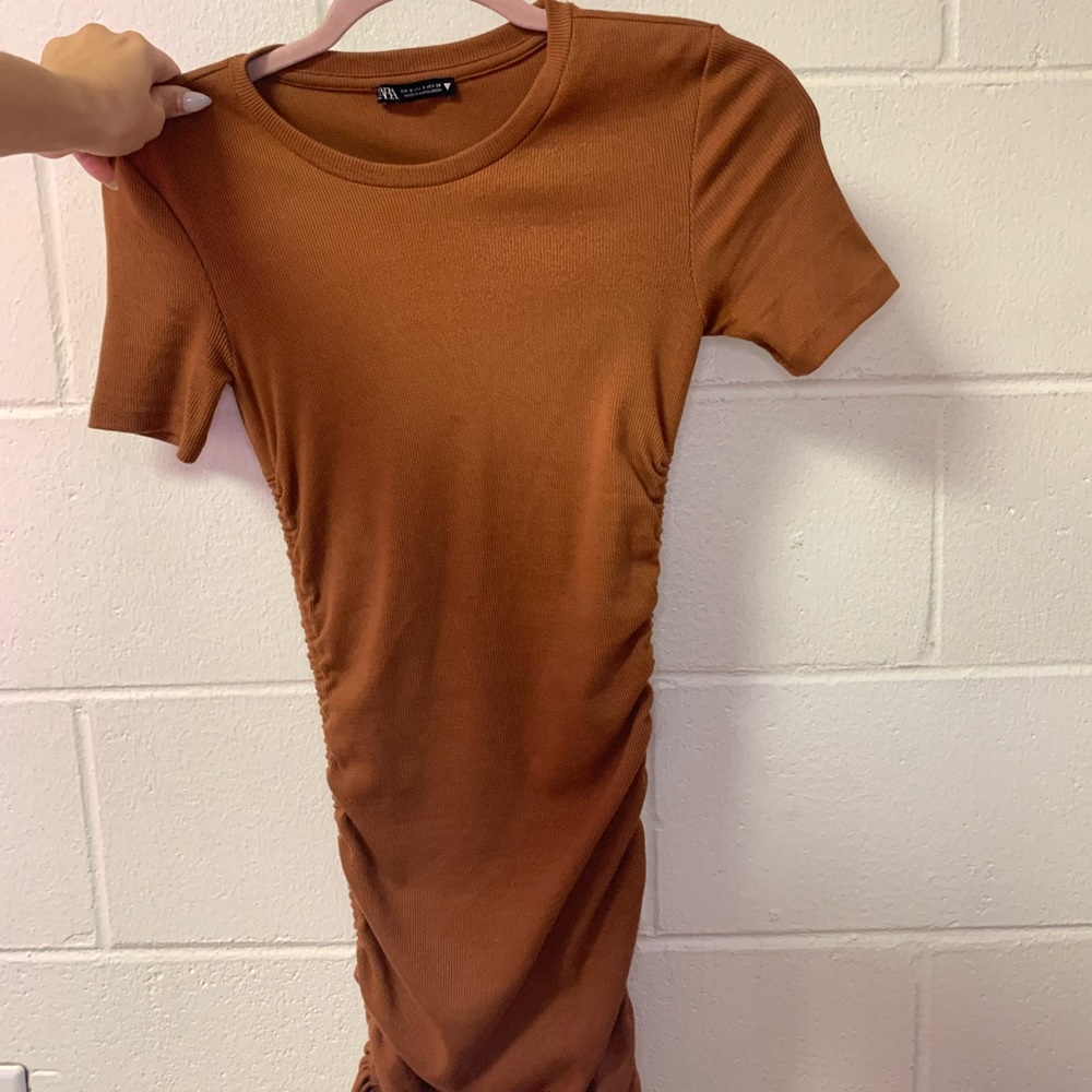 Mini tie up dress